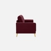 Nency Velvet 3 seater Sofa Maroon