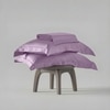Stoa Paris Satin Bedsheet King Size with 2 Pillow Covers heet King Night Lilac
