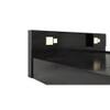 Kumiko Engineered Wood Queen  Size Bed With Box Storage (Wenge Finish)