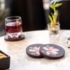 Ireka Homes Sakura Coaster Set – Acacia Wood
