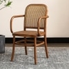 Mehro Solid Wood Dining Chair in Walnut Colour