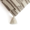 Tribal Knit Pillow Cover  Stone Natural 16X24  Inches