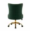 Doe Buck Swen Luxury Green Tufted Velvet Office Chair
