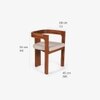 Attica Solid Wood Dining Table with Four Chairs and Bench in White Colour
