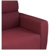 Dayton Pine Wood Contemporary 3+2 Seater Sofa (Maroon Wine Fabric)
