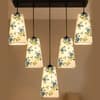 Devansh Solid Wood Electric Wall Light in Brown Colour with off-white Shade Count of 1 Light