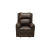 Chicago Leatherette One Seater Manual Recliner in Brown Colour