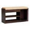 Nova Solid Wood Shoe Rack in Walnut Finish