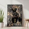 The Castle Decor Styleer Toy Style Wall Art Framed Painting 20x30 Inch