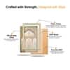 The Castle Decor Mughal Arch Floral Wall Art Set of 3 11x17 Inch