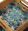 Mystic Mandala Wooden Tray Set – Set of 2