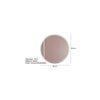 Texture Matt White Mild Steel Mirror
