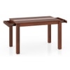 Atlas Crest Storage Solid Wood 4 Seater Dining Table In Honey Finish