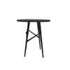 Metalsmith Circular Aluminium Side Table – Black Finish