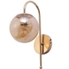 Eliante Modern Wall Lights Mild Steel & Glass Material Gold & Champaign Finish