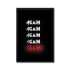 The Castle Decor Again Again Again Gain Wall Art 8x12 Inch