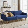 Versatile 3 Seater Sofa Cum Bed In Navy Blue Color