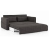 Camden Compact 3 Seater Pull Out Sofa cum Bed In Smoke Grey Colour