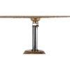 Edwidge Beige Natural Fiber Shade Table Lamp with Natural Wooden Base