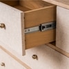 Neo Kyoto Solid Wood Chest of Drawers in Brown Colour