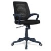 Diicea Mid Back Ergonomic Chair in Black Colour