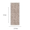 Neulooms Handloom Knotted Reversible Flatweave Runner Rug Chocolate Brown or Ivory 2.5x9