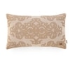 Damask Embroidery Stone Cotton Knitted Pillow Cover 12X20 Inches