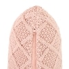 Shannon Pale Pink Cotton Knitted Cushion Cover 12X20 Inches
