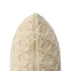 Kelly Knit Natural Cotton Knitted Cushion Cover 16X16 Inches