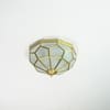 Chester Brass and Glass Ceiling Light