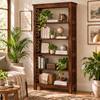 Arcade Sheesham Wood Book Shelves In Provincial Teak Finish