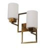 Eliante Modern Wall Lights Glass, Mild Steel & Glass Material Antique & White Finish