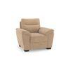 Adelaide Luxe 1 Seater Fabric Sofa in Sandshell Beige Colour