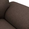 Adelaide Essential 1 Seater Fabric Sofa in Mocha Colour