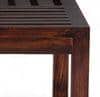 Sydney Sheesham Wood Contemporary Square Coffee Table In Dark Walnut Finish