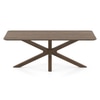Anderson Solid Wood 8 Seater Dining Table In Danish Walnut Finish