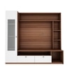 Casper Tv Unit Walnut And Frosty White 55 Inches Tv