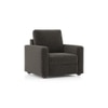 Apollo Compact Sofa (Colour : Smoke, Cushion : Soft, Back Type : High Back, Seater : 2+1+1)