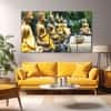 The Castle Decor Lord Buddha Meditation Wall Art Framed Painting 27x48 Inch (Style 21)