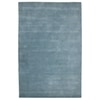 Dweezil Polo Blue Solid Woven Wool 6X4 Feet Carpet
