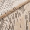 Abstract Beige Ivory Wool Silk Handmade Area Rug for Living Room 6x9
