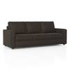 Apollo 3 Seater  Fabric Sofa In Stone Grey Velvet Colour