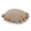 Pom Pom Stone Round Cushion Cover 16  Inches