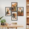 The Castle Decor Boho Abstract Botanical Wall Art Set of 4 Design 5 11x17 Inch