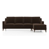 Abbey Sectional Sofa (Colour : Dark Earth, Cushion : Soft, Seater : Right Aligned 3 Seater + Right Aligned Chaise)