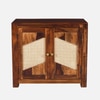 Sheesham Wood 2 Door Sideboard in Provincial Teak Finish