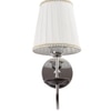 Eliante Cloth Shade Wall Lights Mild Steel & Fabric Material Silver, Chrome & White Finish