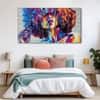 The Castle Decor Woman Abstract Wall Painting Wooden Framed Digital Painting 27x48 Inch (Style 3)