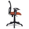 Eexcaeal Mid Back Ergonomic Chair in Orange Colour