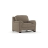 Farina Premium 1 Seater Fabric Sofa in Mist Brown Colour